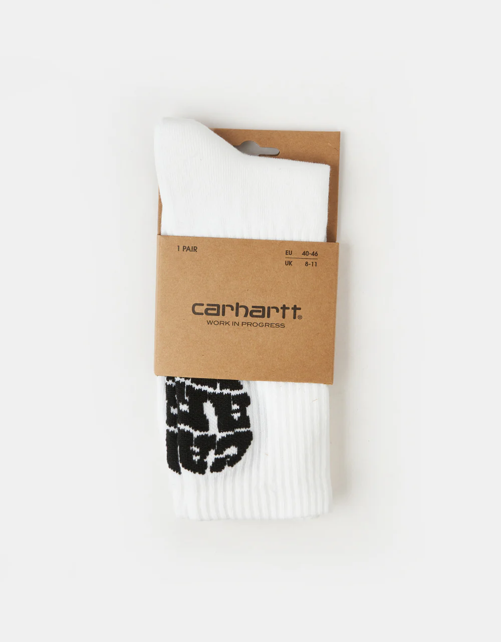 Carhartt WIP Heartbreaker Socks - White/Black - Image 4