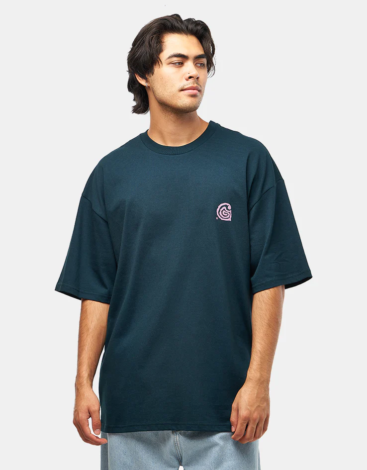 Carhartt WIP Helix T-Shirt - Deep Lagoon - Image 2