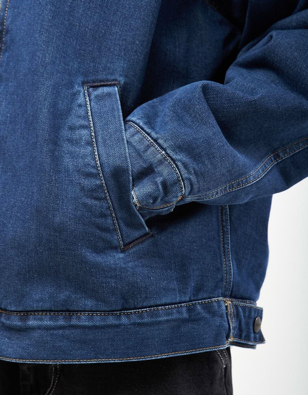 Carhartt WIP Herrald Jacket - Blue/Wall (Stone Washed) - Image 7