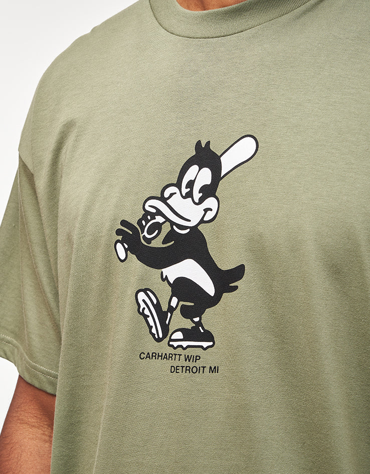 Carhartt WIP Home Run T-Shirt - Dollar Green - Image 3