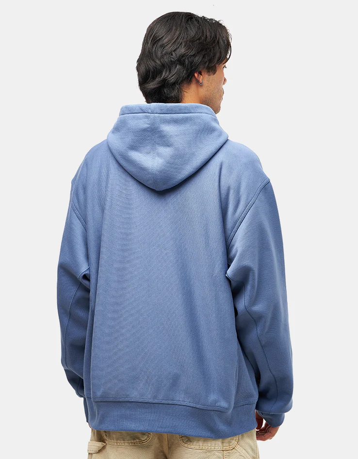 Carhartt WIP Hooded American Script Sweatshirt - Sorrent - Image 2