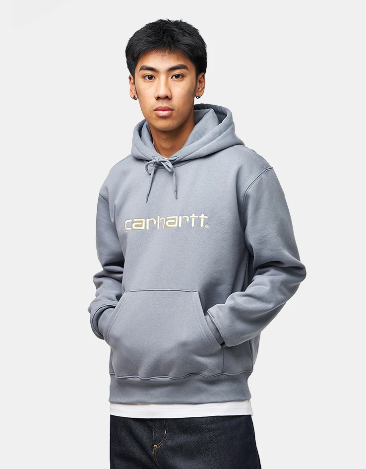 Carhartt WIP Hooded Carhartt Sweat - Mirror/Cinnerus