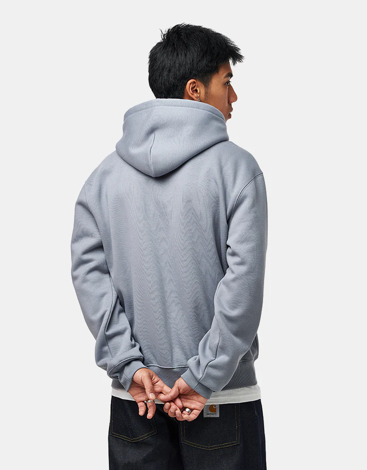 Carhartt WIP Hooded Carhartt Sweat - Mirror/Cinnerus - Image 3