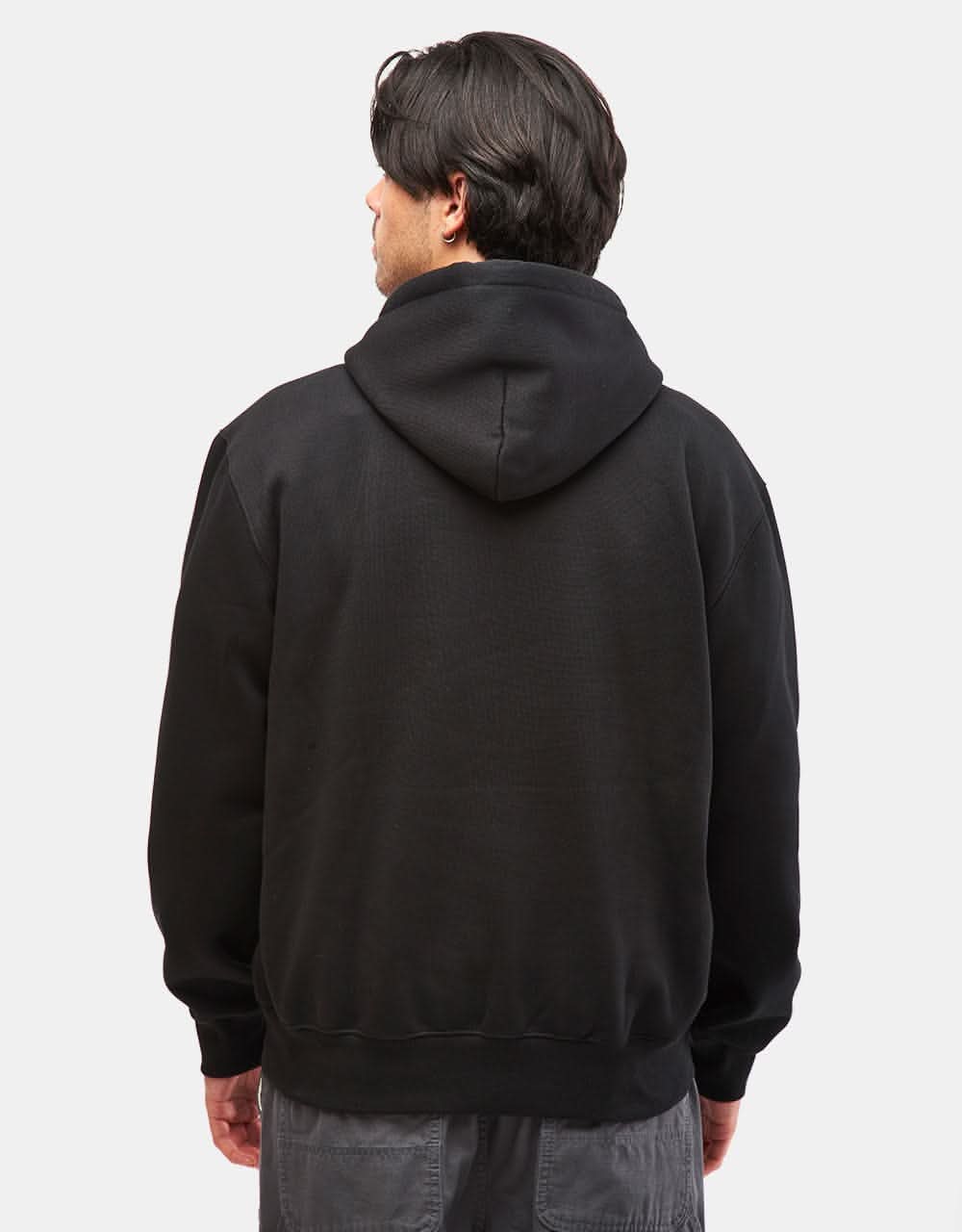 Carhartt WIP Hooded Carhartt Sweatshirt - Black/White - Image 2