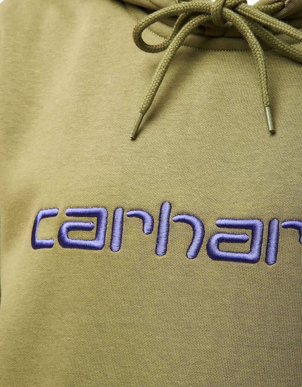 Carhartt WIP Hooded Carhartt Sweatshirt - Capulet/Aura - Image 10