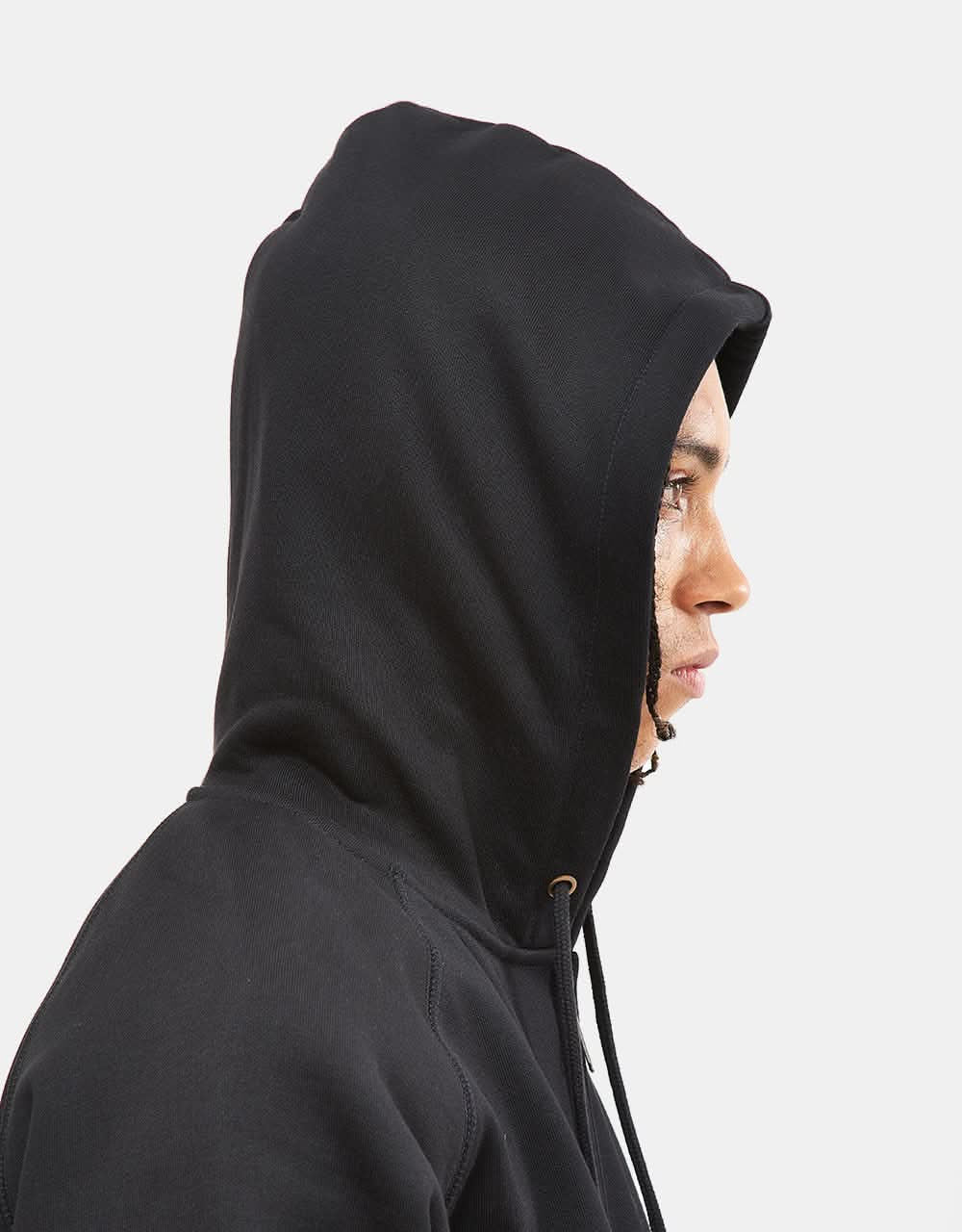 Carhartt WIP Hooded Chase Jacket - Black/Gold - Image 4