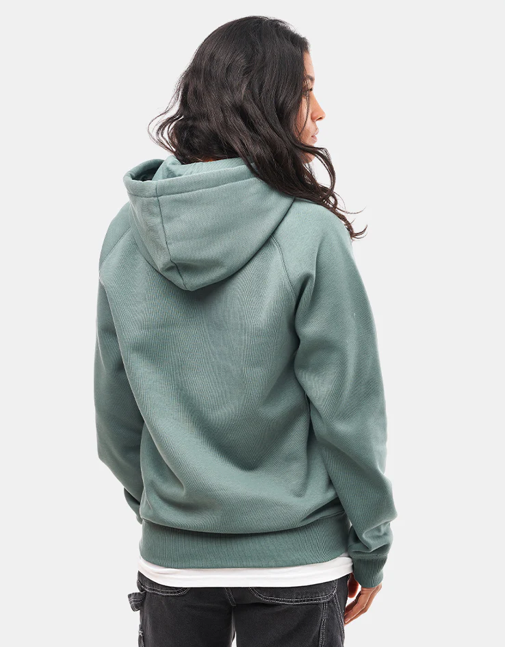 Carhartt WIP Hooded Chase Jacket - Silver Pine/Gold - Image 9