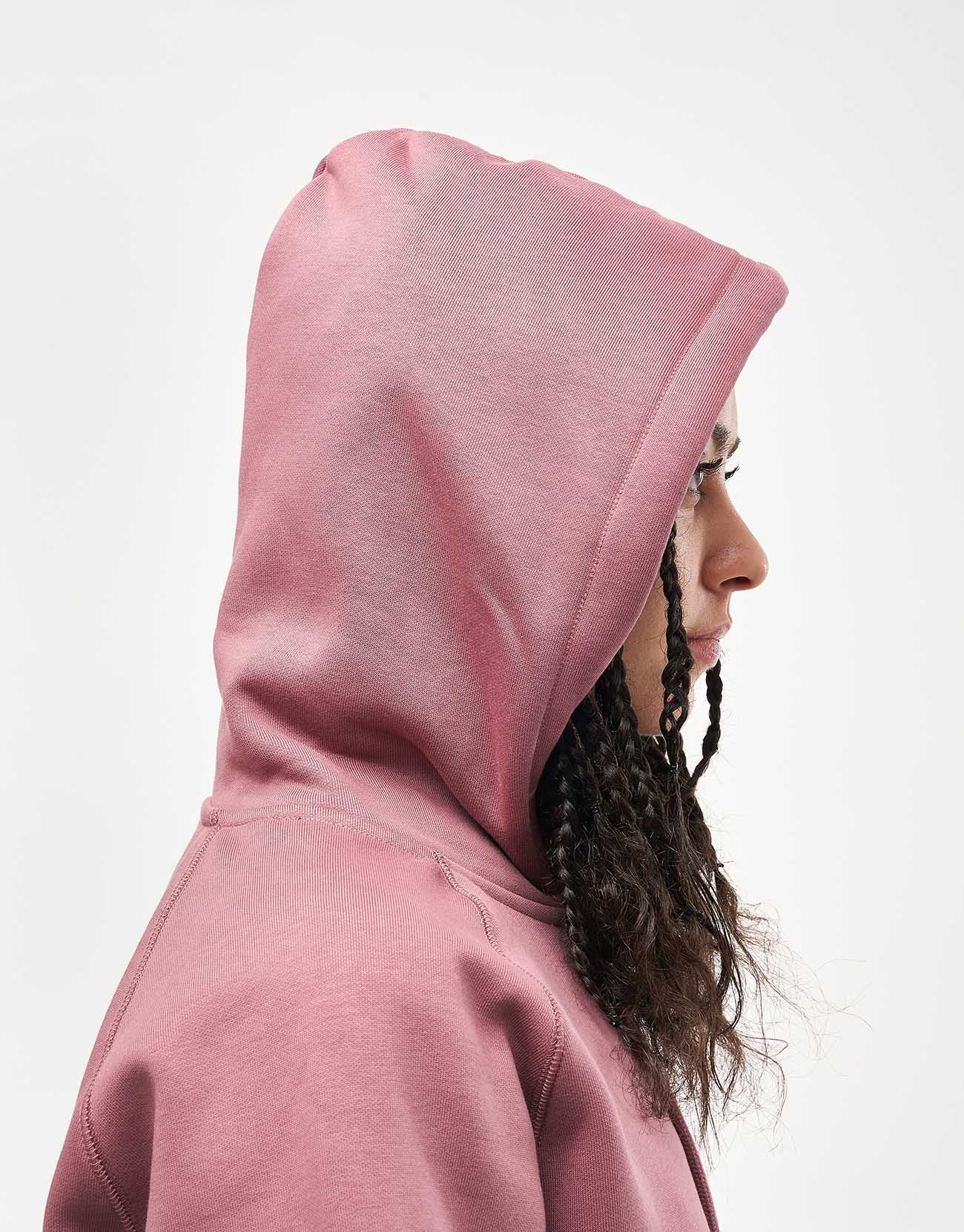 Carhartt WIP Hooded Chase Sweatshirt - Dusky Pink/Gold - Image 10