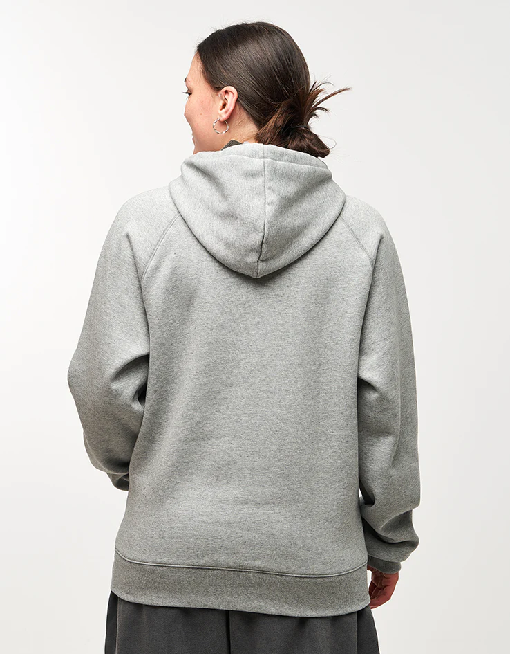 Carhartt WIP Hooded Chase Sweatshirt - Grey Heather/Gold - Image 6