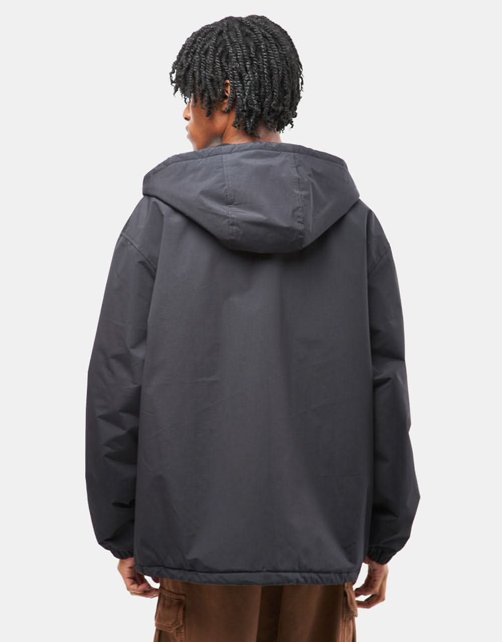 Carhartt WIP Hooded Coach Jacket - Black/White - Image 2