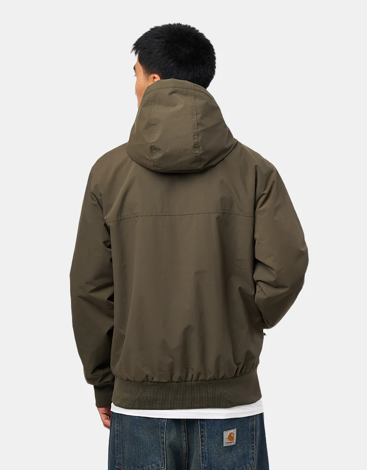 Carhartt WIP Hooded Sail Jacket - Cypress/Black - Image 3