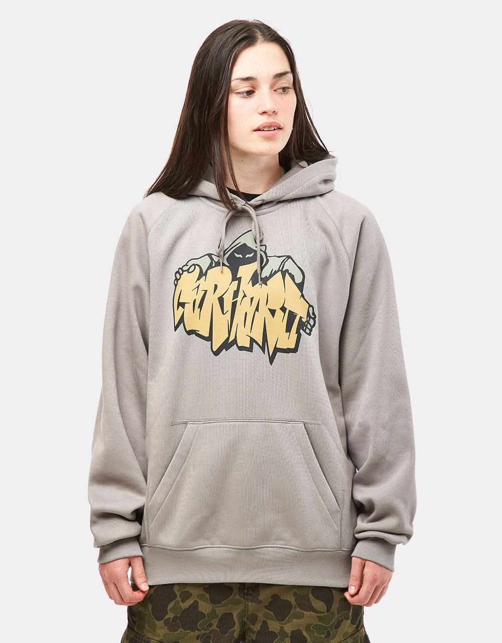 Carhartt WIP Hooded Yute Sweatshirt - Misty Grey - Image 5