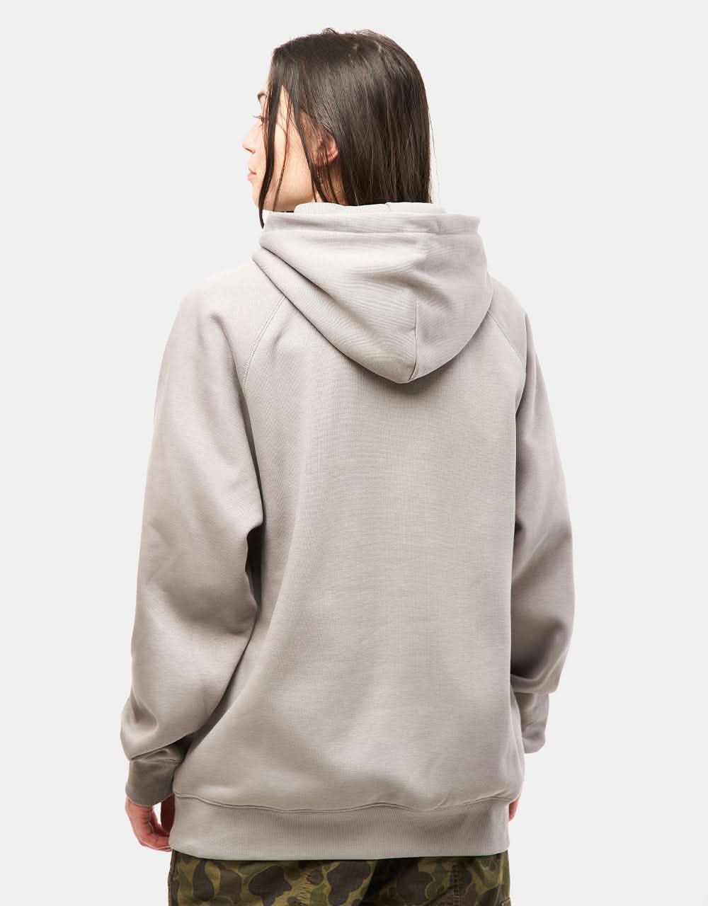 Carhartt WIP Hooded Yute Sweatshirt - Misty Grey - Image 6