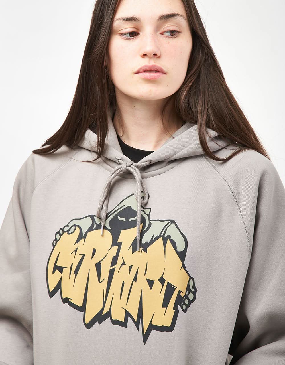 Carhartt WIP Hooded Yute Sweatshirt - Misty Grey - Image 9