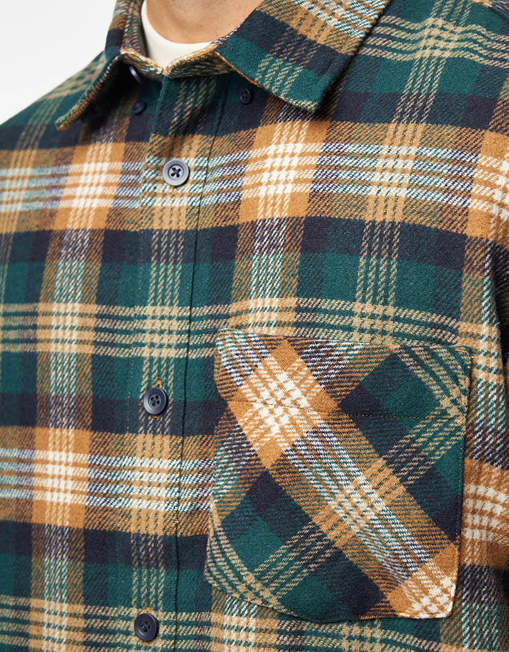Carhartt WIP L/S Dern Shirt - Dern Check/Hamilton Brown - Image 2