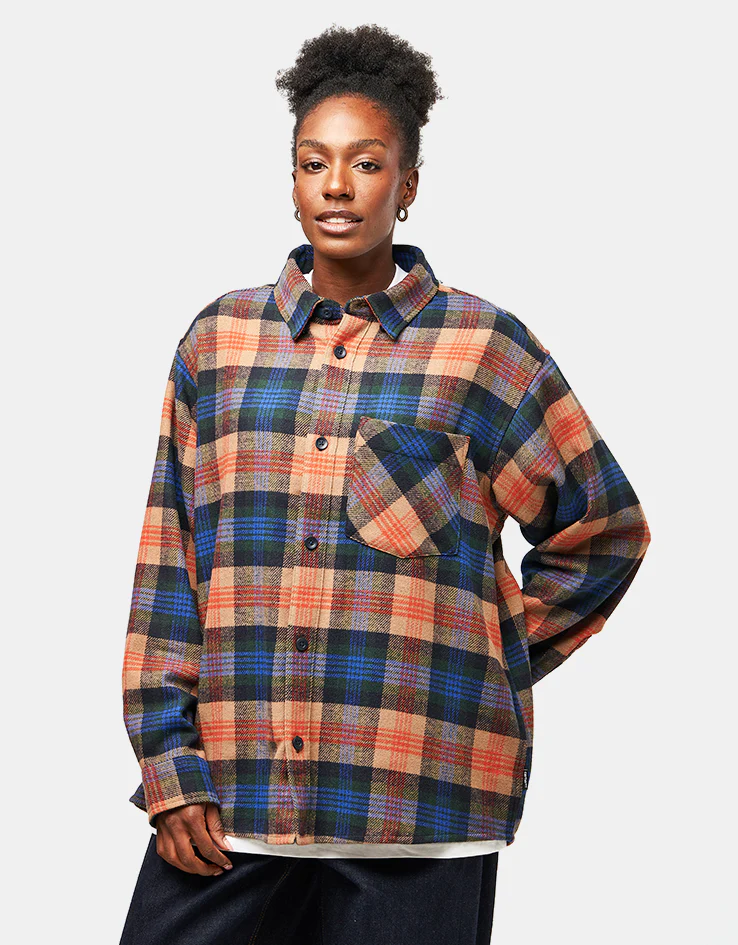 Carhartt WIP L/S Dern Shirt - Dern Check/Sycamore Tree - Image 7