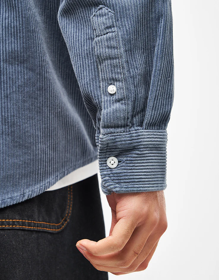 Carhartt WIP L/S Madison Cord Shirt - Angelite/Angelite - Image 8