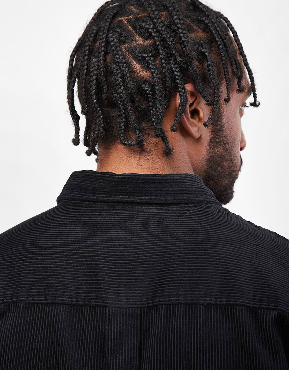 Carhartt WIP L/S Madison Cord Shirt - Black/Wax - Image 7