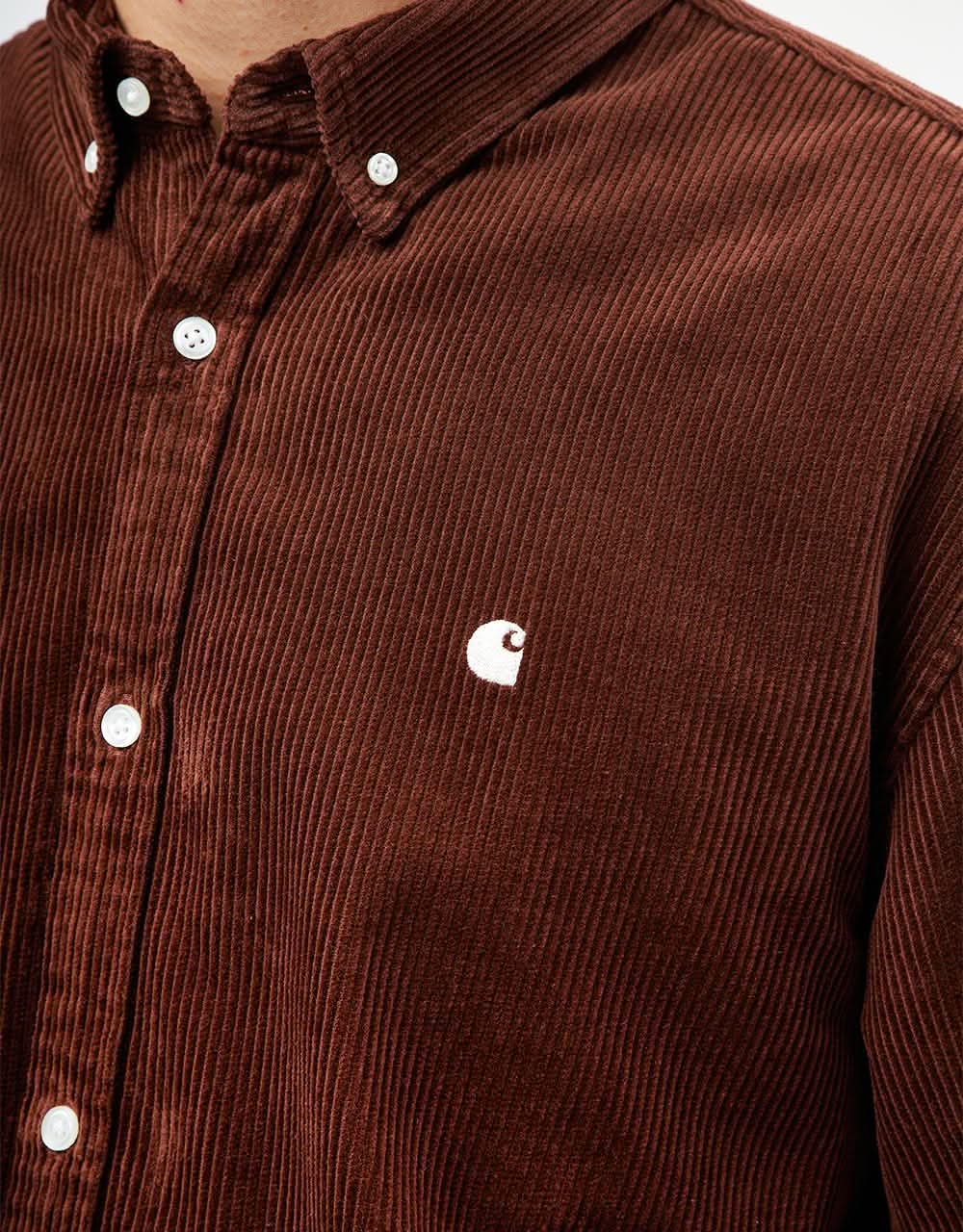 Carhartt WIP L/S Madison Cord Shirt - Offroad/Wax - Image 4