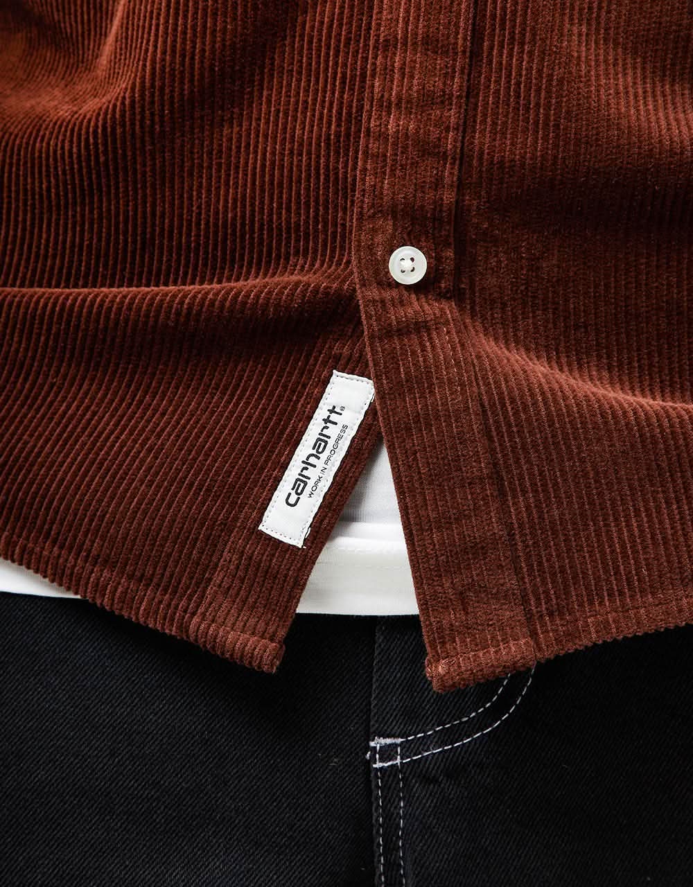 Carhartt WIP L/S Madison Cord Shirt - Offroad/Wax - Image 5