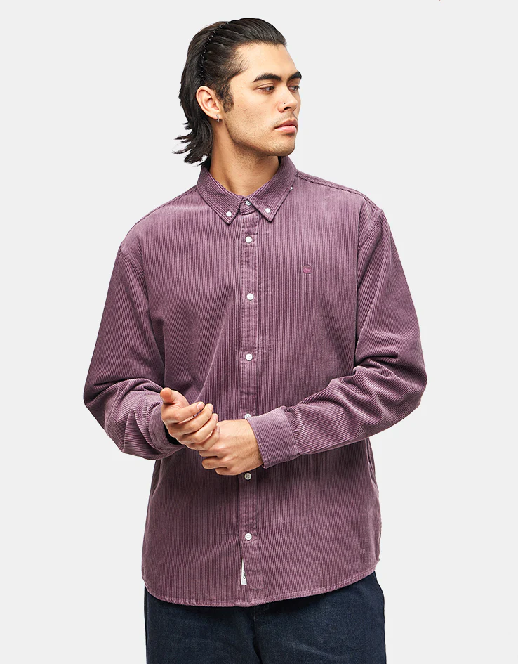 Carhartt WIP L/S Madison Cord Shirt - Phlox/Phlox - Image 2