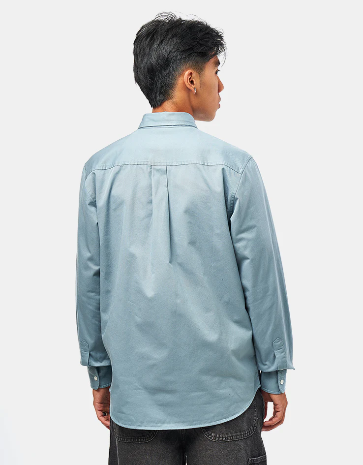 Carhartt WIP L/S Madison Shirt - Citadel/Wax - Image 2