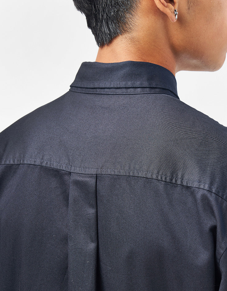 Carhartt WIP L/S Madison Shirt - Dark Navy/Wax - Image 7