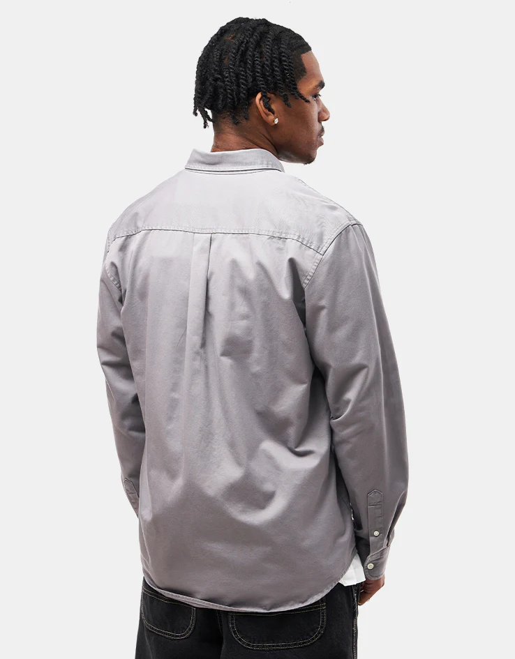 Carhartt WIP L/S Madison Shirt - Yosemite/White - Image 2