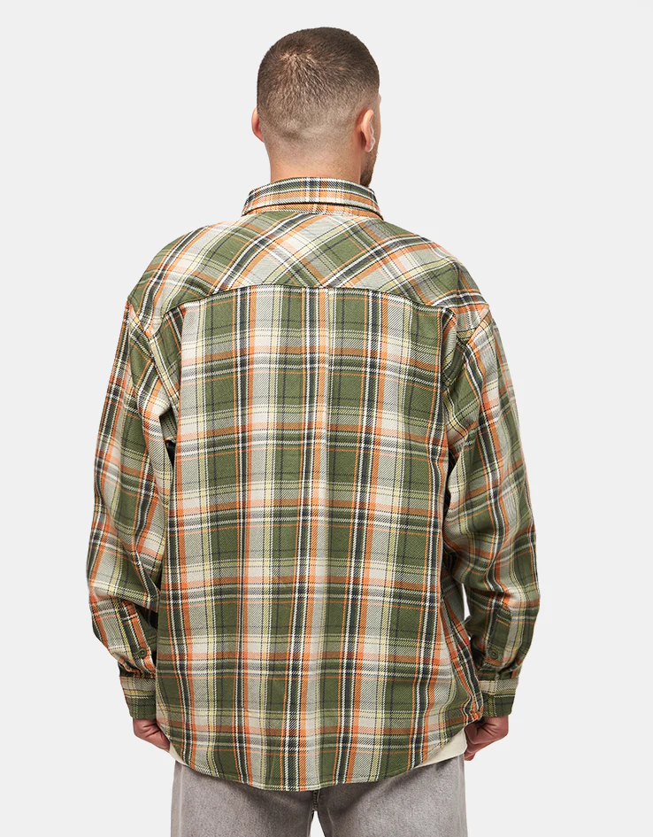 Carhartt WIP L/S Tunick Shirt - Tunick Check/Dollar Green - Image 3