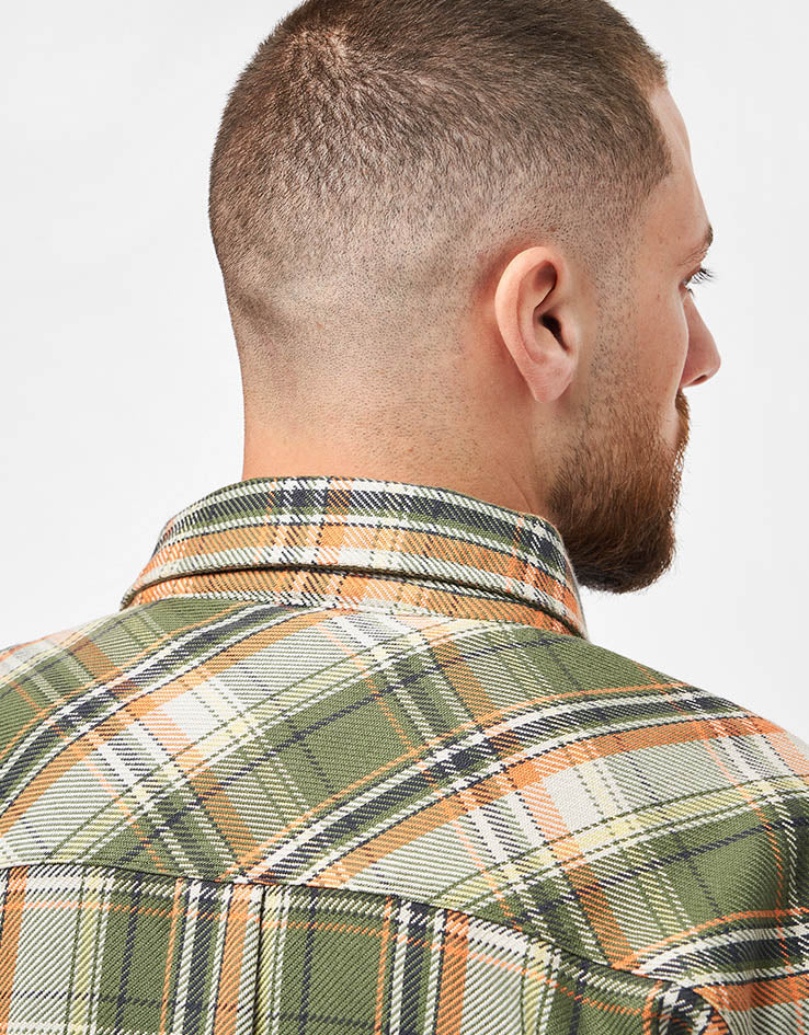 Carhartt WIP L/S Tunick Shirt - Tunick Check/Dollar Green - Image 5