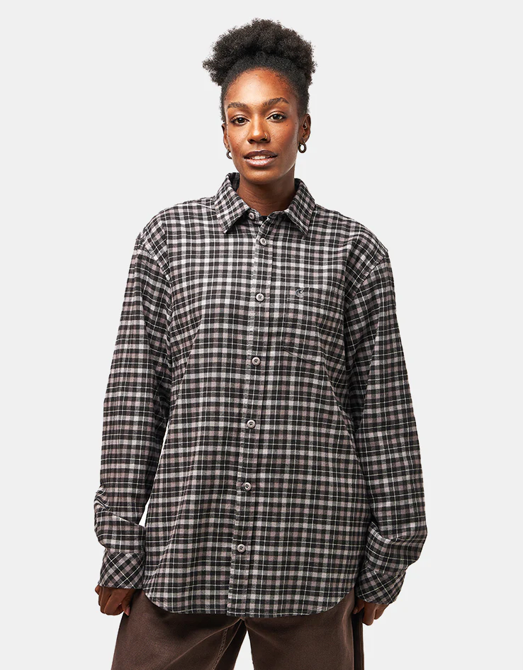 Carhartt WIP L/S Widmark Shirt - Widmark Check/Porphyry - Image 10