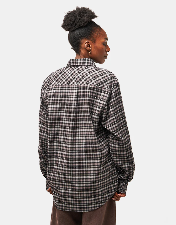 Carhartt WIP L/S Widmark Shirt - Widmark Check/Porphyry - Image 11