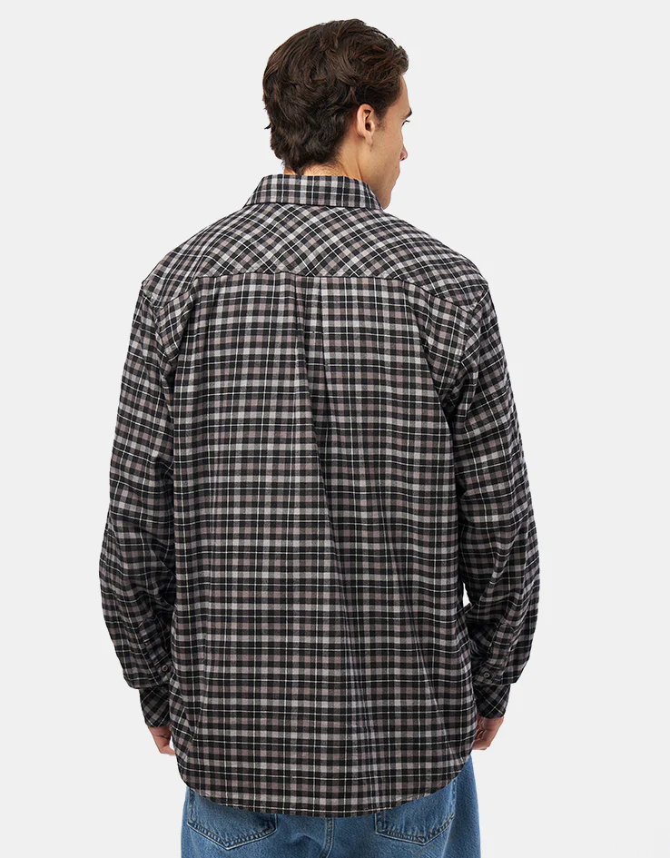 Carhartt WIP L/S Widmark Shirt - Widmark Check/Porphyry - Image 5