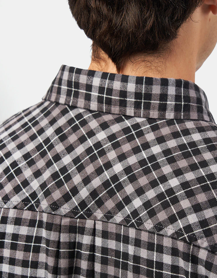 Carhartt WIP L/S Widmark Shirt - Widmark Check/Porphyry - Image 6