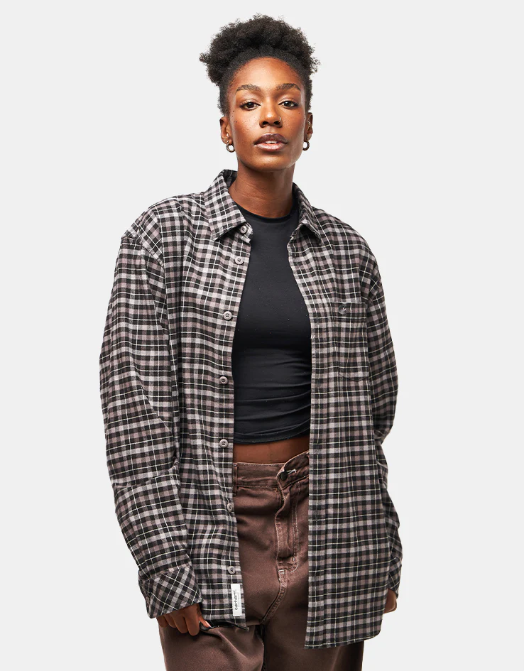 Carhartt WIP L/S Widmark Shirt - Widmark Check/Porphyry - Image 9