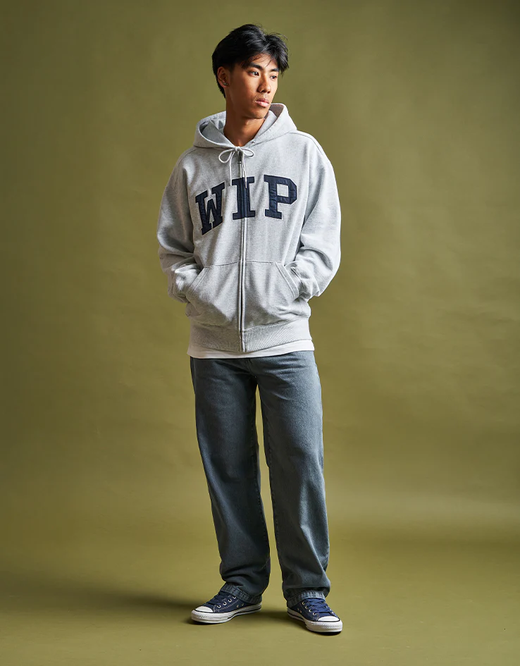 Carhartt WIP Landon Pant - Black/Blue Fog (Garment Dyed) - Image 2