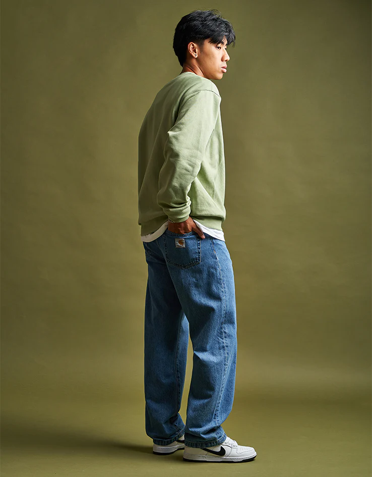 Carhartt WIP Landon Pant - Blue (Heavy Stone Wash) - Image 10