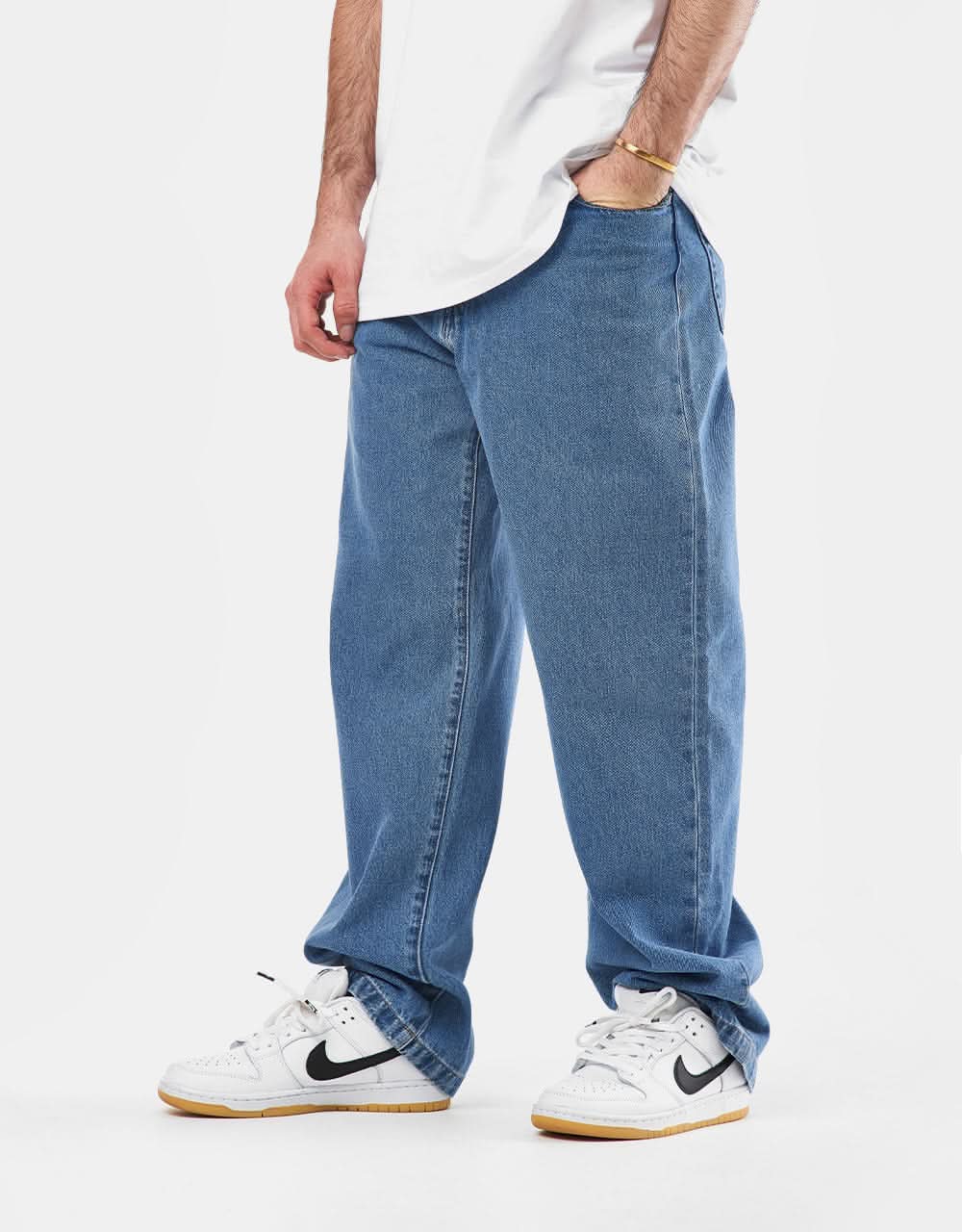 Carhartt WIP Landon Pant - Blue (Heavy Stone Wash) - Image 3