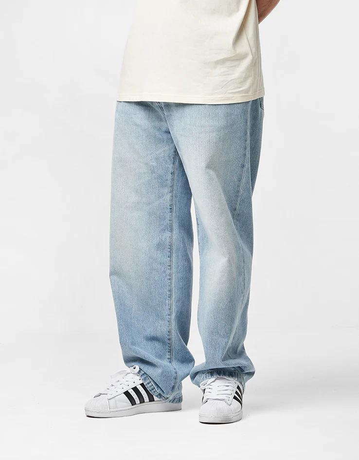 Carhartt WIP Landon Pant - Blue (Heavy Worn Bleached) - Image 2