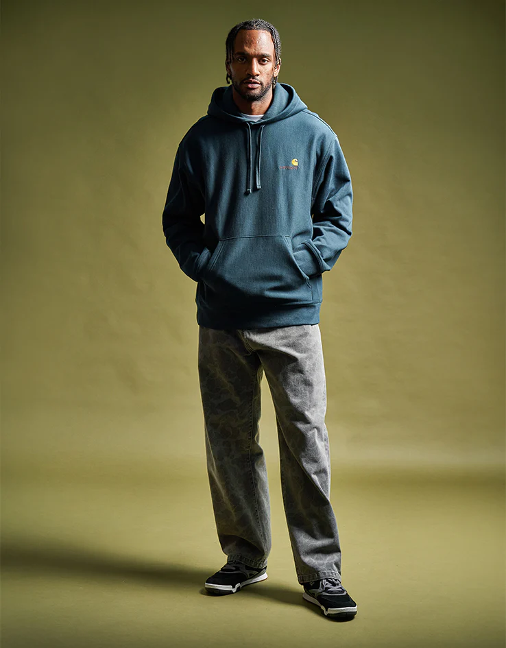 Carhartt WIP Landon Pant - Camo Duck/Black (Heavy Bleached) - Image 2