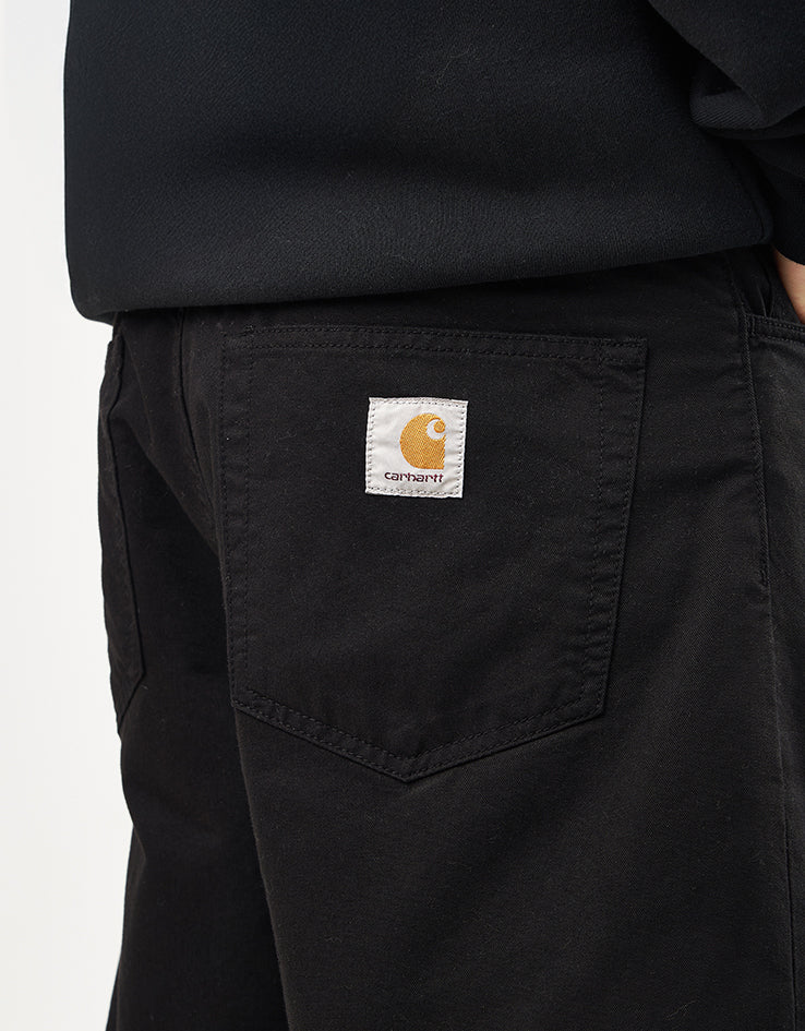 Carhartt WIP Landon Shorts - Black (Garment Dyed) - Image 4
