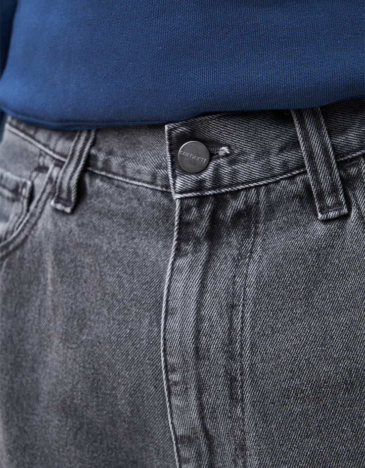 Carhartt WIP Landon Shorts - Black (Heavy Stone Wash) - Image 5