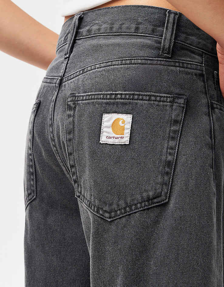 Carhartt WIP Landon Shorts - Black (Heavy Stone Wash) - Image 9