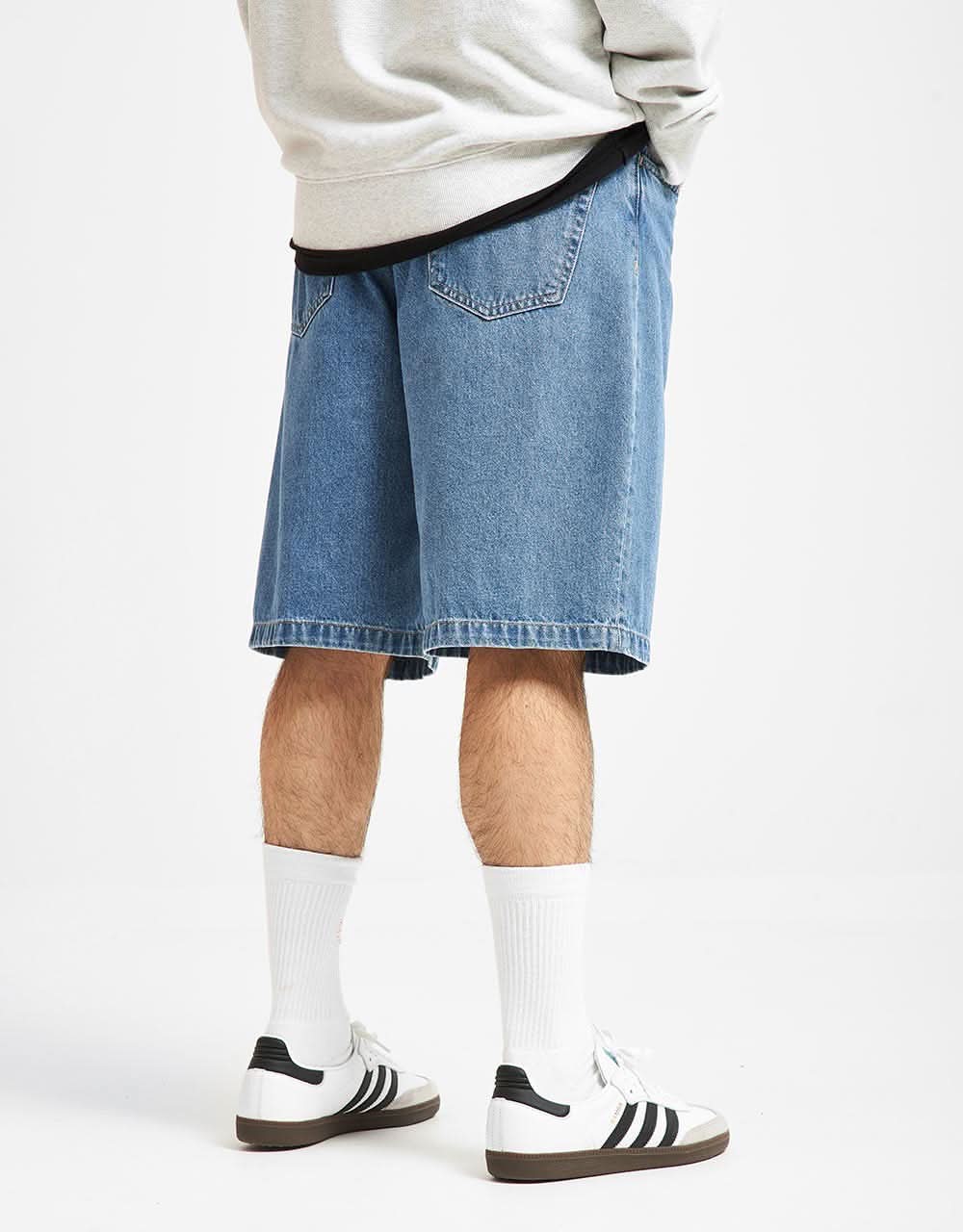 Carhartt WIP Landon Shorts - Blue (Heavy Stone Wash) - Image 2