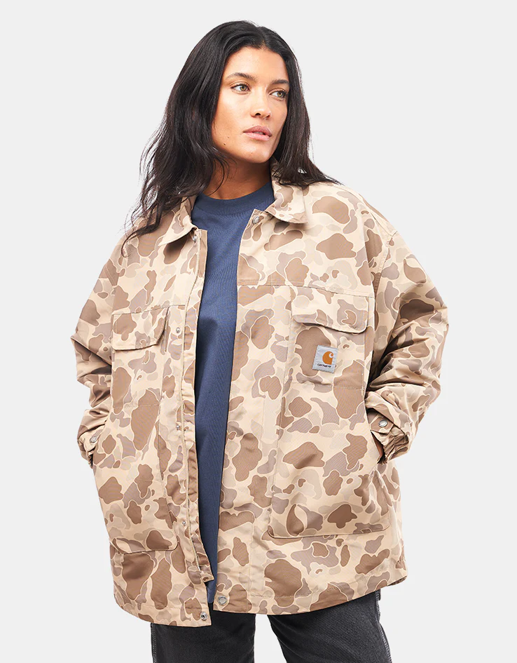 Carhartt WIP Liam Jacket - Camo Duck/Desert - Image 7