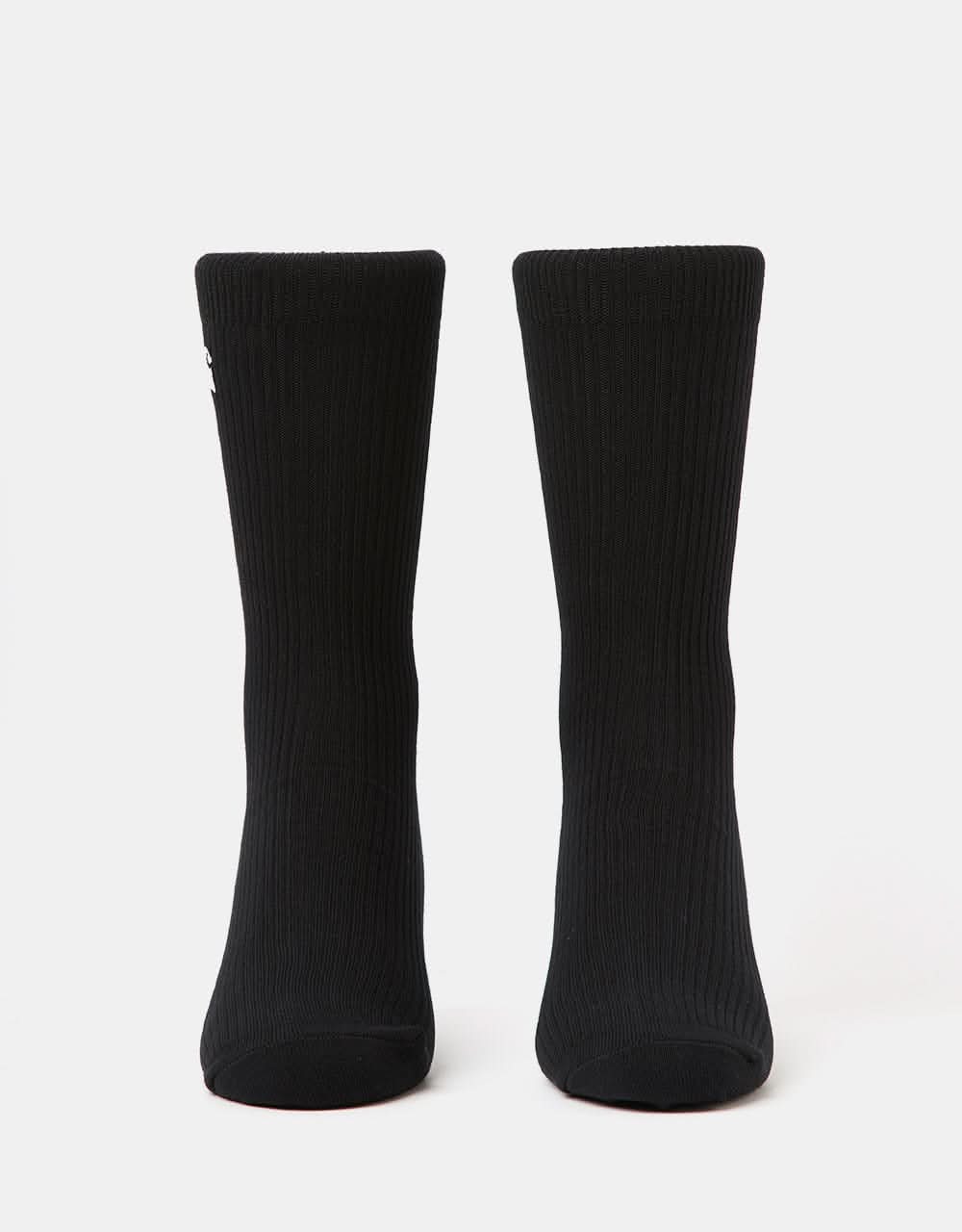 Carhartt WIP Madison 2 Pack Crew Socks - Black/White - Image 4