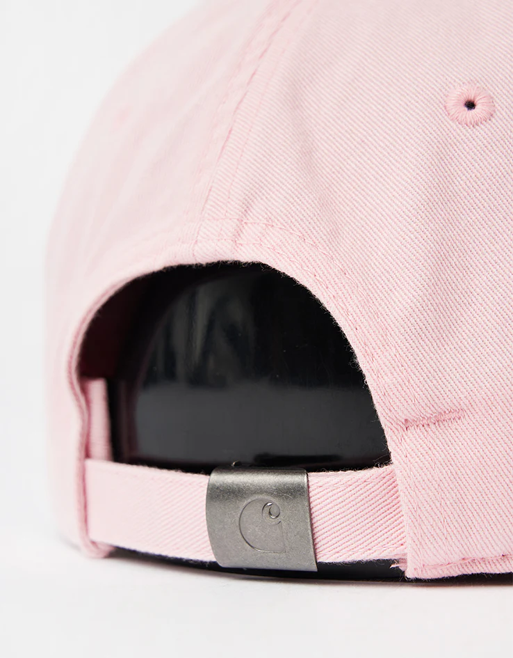 Carhartt WIP Madison Logo Cap - Air Pink/White - Image 3