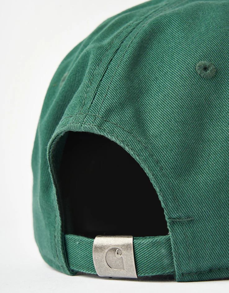Carhartt WIP Madison Logo Cap - Dark Fir/Wax - Image 3