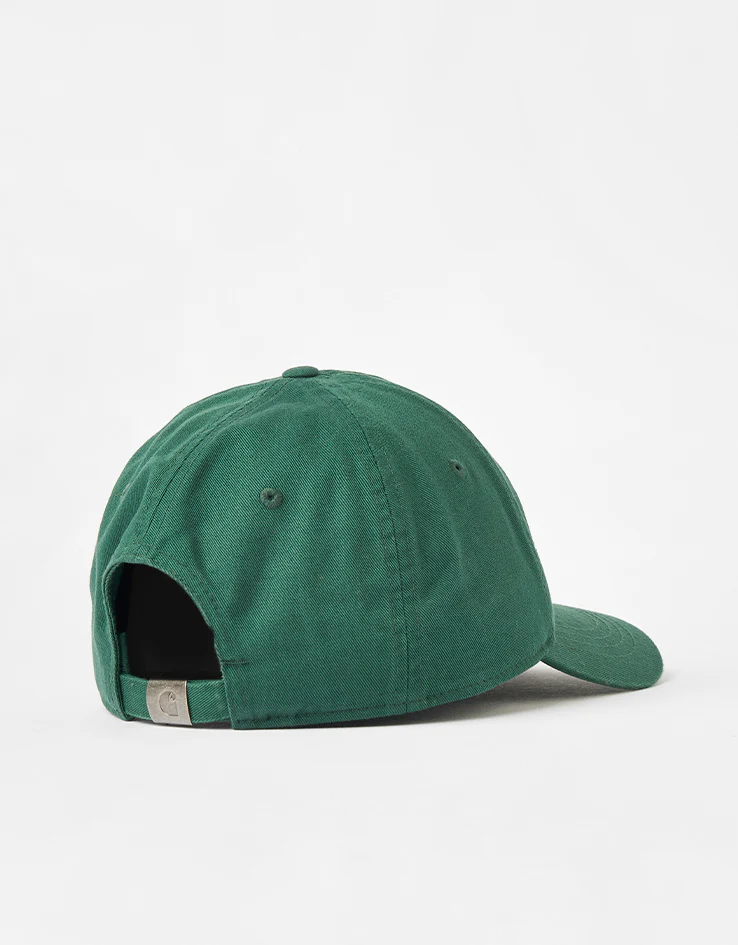 Carhartt WIP Madison Logo Cap - Dark Fir/Wax - Image 4
