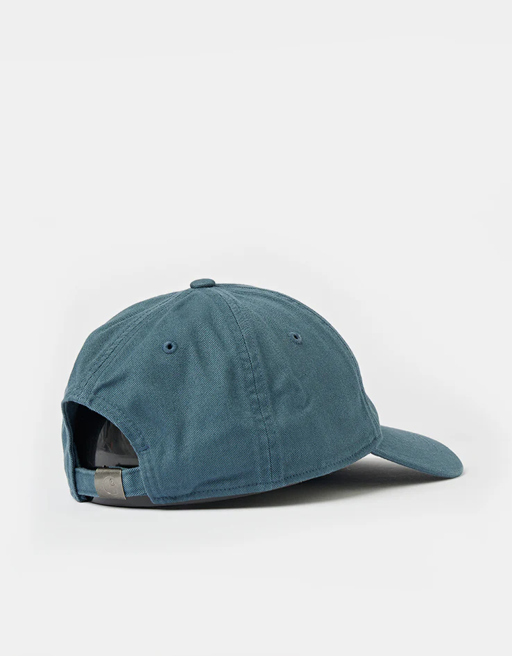 Carhartt WIP Madison Logo Cap - Office Blue/White - Image 4